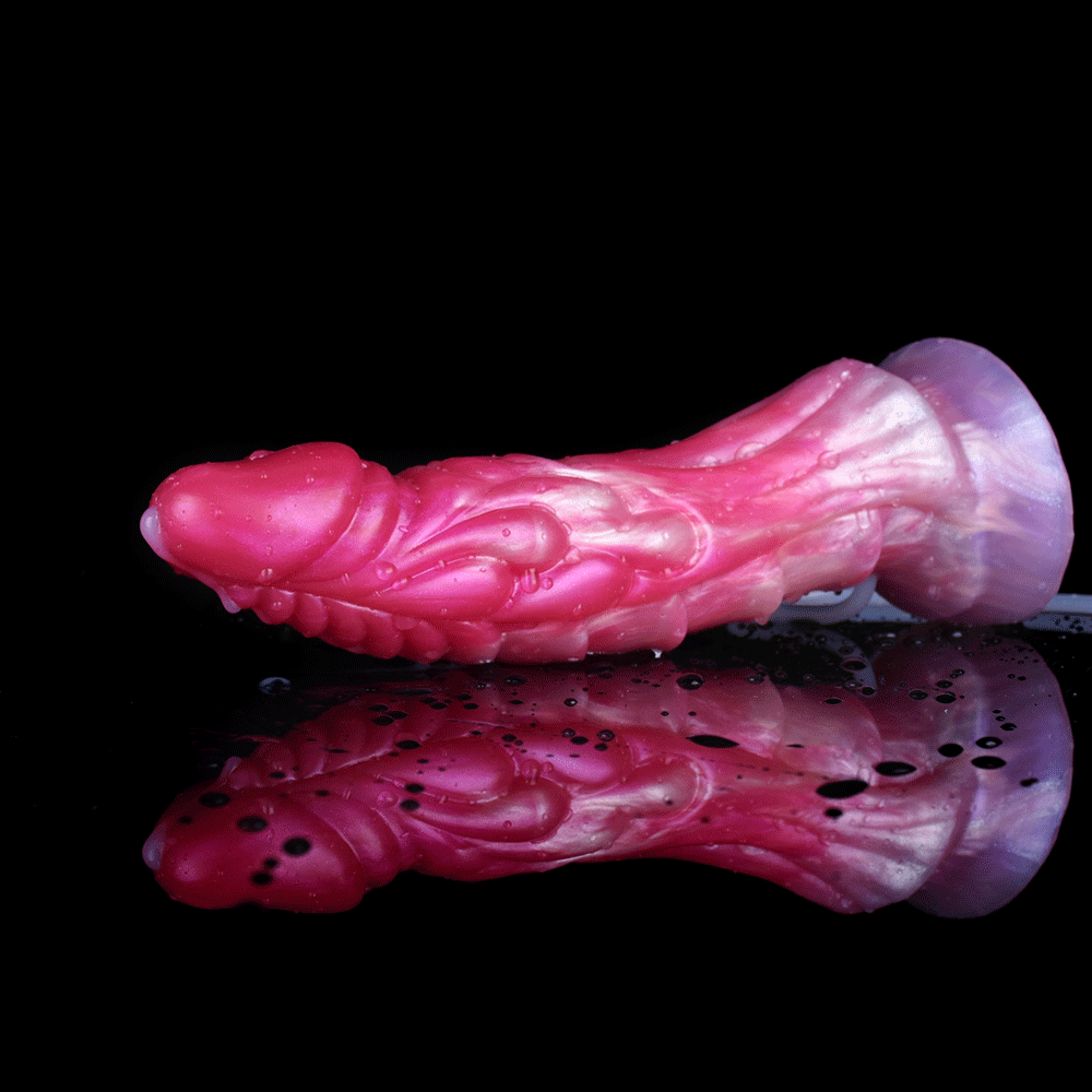 Haku 9” Ejaculating Dragon Dildo with Suction Base - BeastGasm